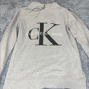 🌻Calvin Klein Hooded Grey Sweatshirt